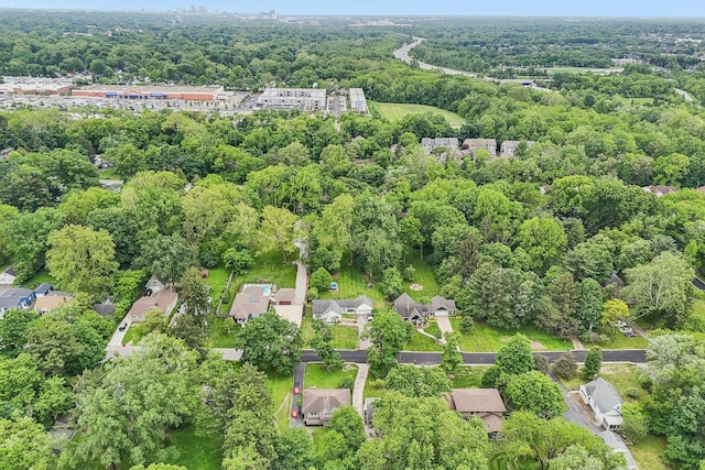 316 Westview Ave, Columbus, OH 43214 - aerial view of property and surrounding area with a forest
