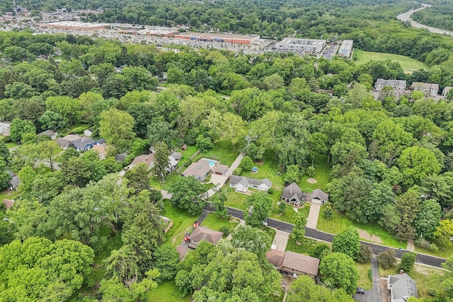 316 Westview Ave, Columbus, OH 43214 - bird's eye view of a heavily wooded area