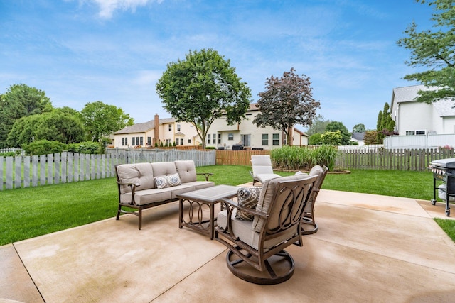 544 Courtright Ct, Pickerington, OH 43147 - view of patio with an outdoor hangout area