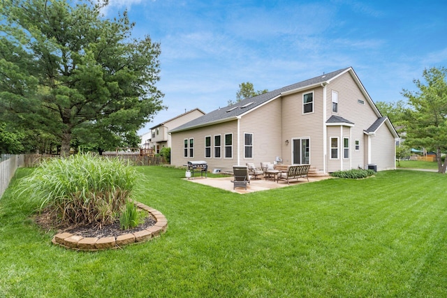 544 Courtright Ct, Pickerington, OH 43147 - back of property featuring a patio and central AC