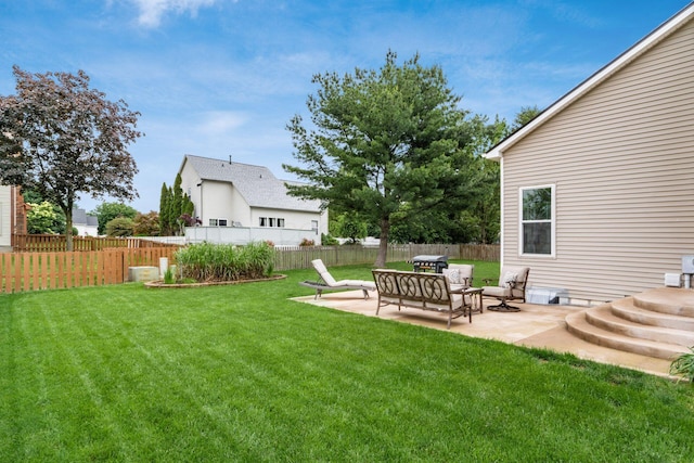 544 Courtright Ct, Pickerington, OH 43147 - view of yard featuring a patio