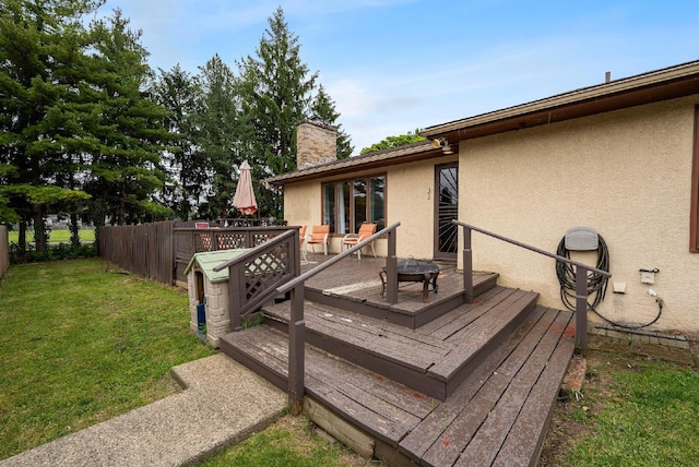 300 Stockbridge Rd, Columbus, OH 43207 - view of wooden deck