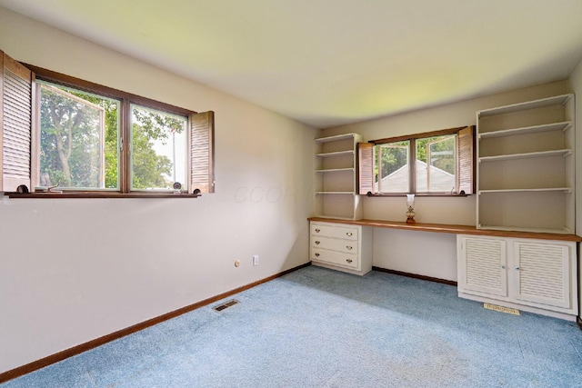 300 Stockbridge Rd, Columbus, OH 43207 - unfurnished office featuring carpet flooring, baseboards, and built in study area