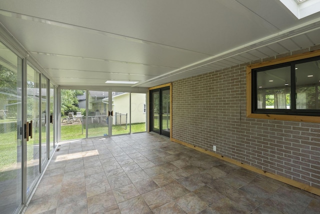 4200 Rudy Rd, Columbus, OH 43214 - unfurnished sunroom featuring french doors