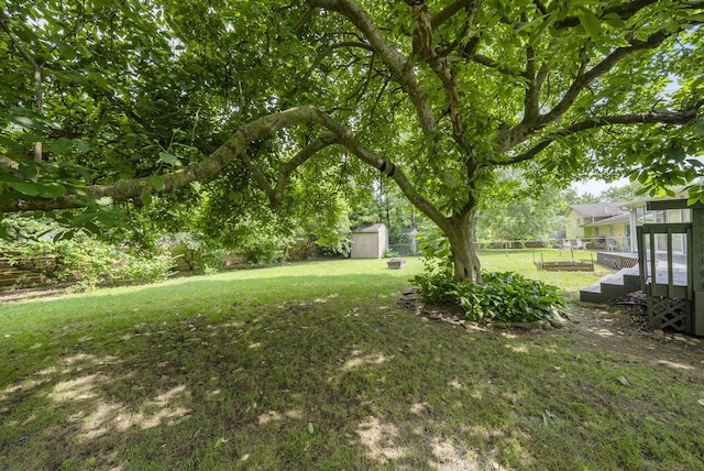 4200 Rudy Rd, Columbus, OH 43214 - view of yard featuring a storage shed
