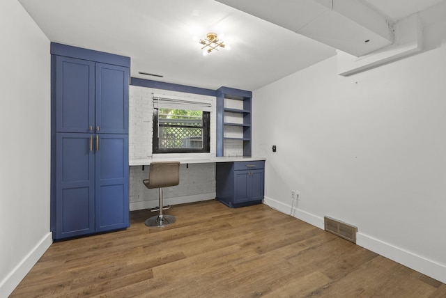 4200 Rudy Rd, Columbus, OH 43214 - unfurnished office featuring built in study area and wood finished floors
