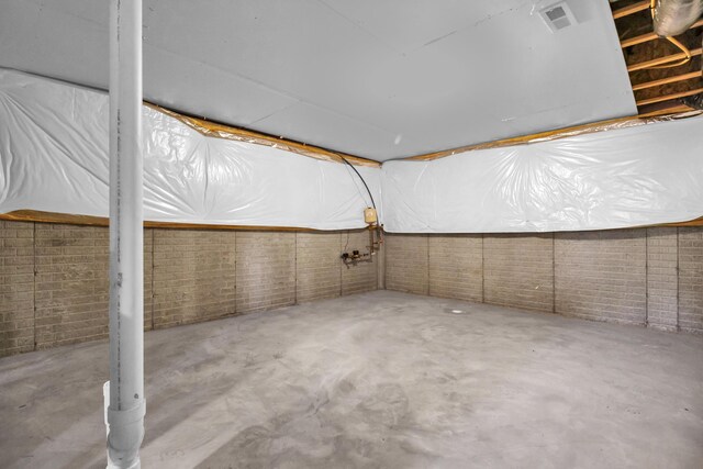 294 Shady Hollow Dr, Commercial Point, OH 43116 - view of unfinished below grade area