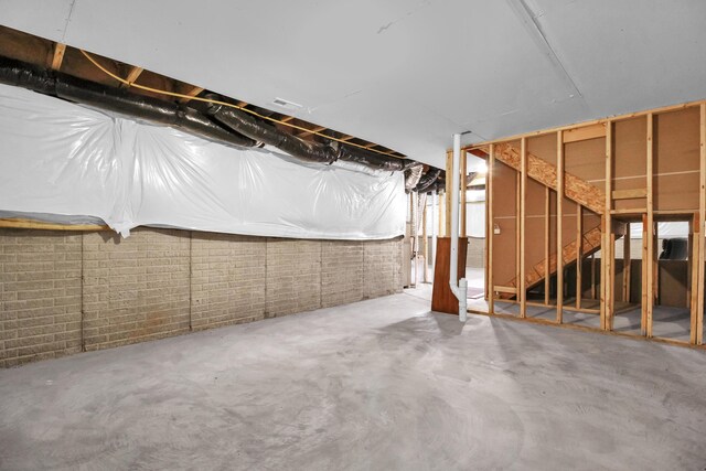 294 Shady Hollow Dr, Commercial Point, OH 43116 - view of unfinished below grade area