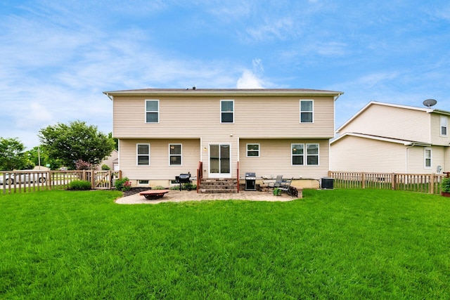 118 Firestone Dr, Delaware, OH 43015 - rear view of property with a patio and entry steps