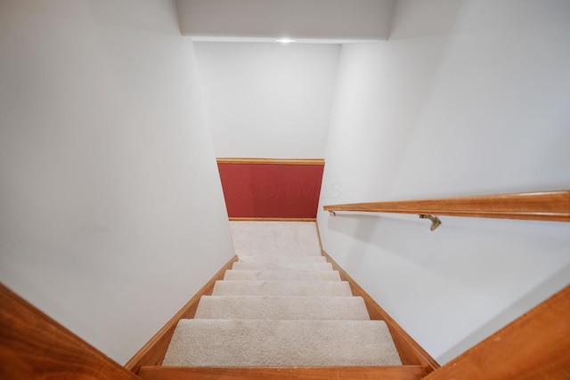 6962 Whitetail Ln, Westerville, OH 43082 - stairs featuring baseboards