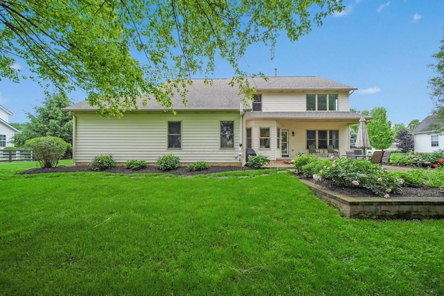 6962 Whitetail Ln, Westerville, OH 43082 - rear view of property featuring a patio area