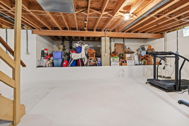 5718 Brook Hollow Dr, Hilliard, OH 43026 - view of below grade area