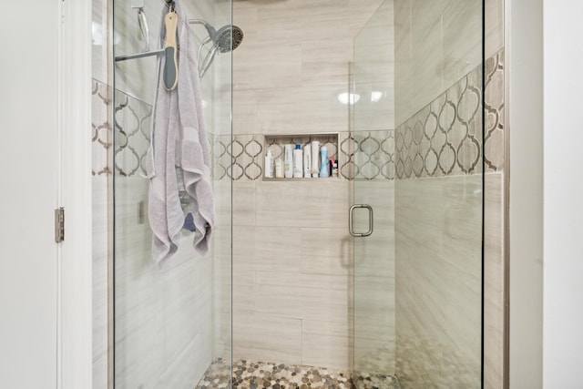 5718 Brook Hollow Dr, Hilliard, OH 43026 - full bathroom with a shower stall