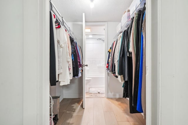 1450 Cliff Ct Unit 25, Columbus, OH 43204 - walk in closet with light wood finished floors