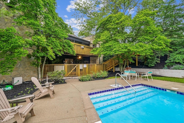 1450 Cliff Ct Unit 25, Columbus, OH 43204 - swimming pool with a patio area and stairway