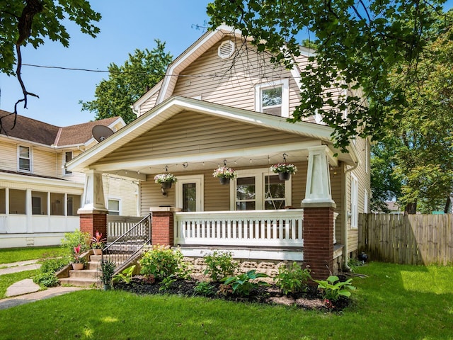 34 Columbus Ave, Delaware, OH 43015 - view of front of house featuring covered porch