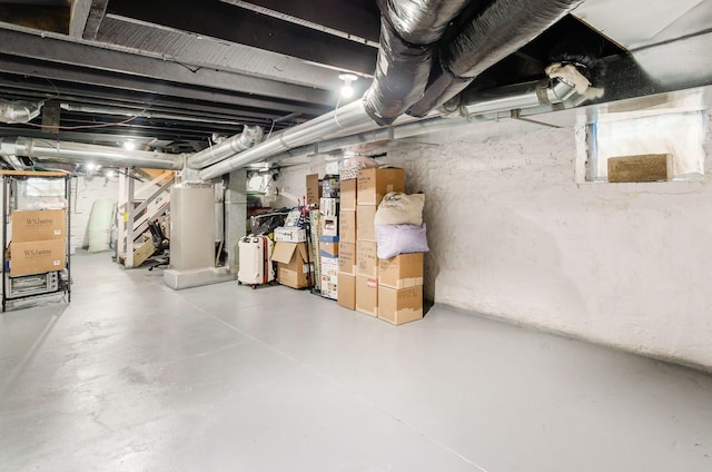 626-628 Wilson Ave, Columbus, OH 43205 - unfinished below grade area with heating unit