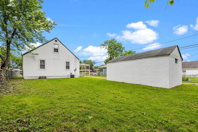 3091 Azelda St, Columbus, OH 43224 - back of property featuring central AC