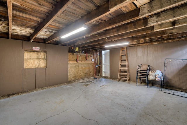 216 N St, Utica, OH 43080 - view of unfinished below grade area