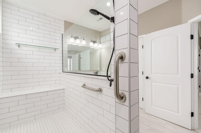 7839 Eastcross Dr, New Albany, OH 43054 - bathroom featuring a tile shower