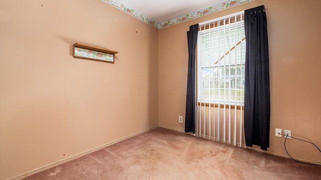 524 Ridgefield Rd, Newark, OH 43055 - spare room with light colored carpet and baseboards