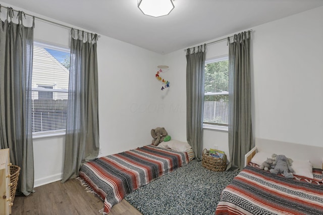 2538 Lexington Ave, Columbus, OH 43211 - bedroom with wood finished floors and baseboards