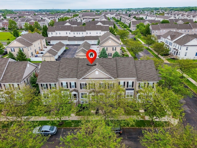 5290 Berthold Pass Dr, Dublin, OH 43016 - aerial perspective of suburban area