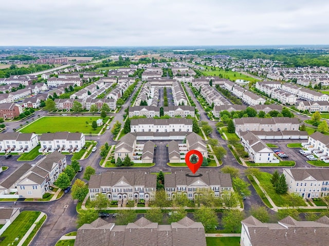 5290 Berthold Pass Dr, Dublin, OH 43016 - aerial perspective of suburban area