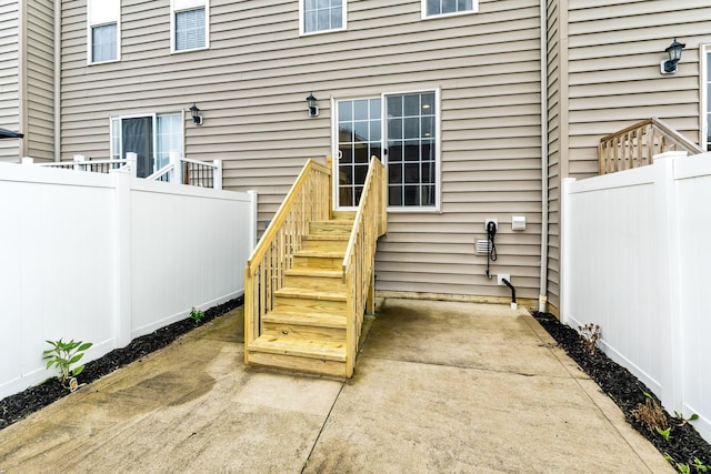 5290 Berthold Pass Dr, Dublin, OH 43016 - view of exterior entry with a patio