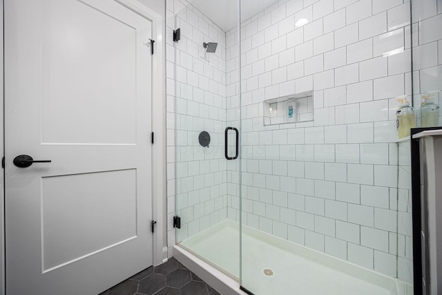199 E 5th Ave, Columbus, OH 43201 - full bath featuring a stall shower and tile patterned flooring