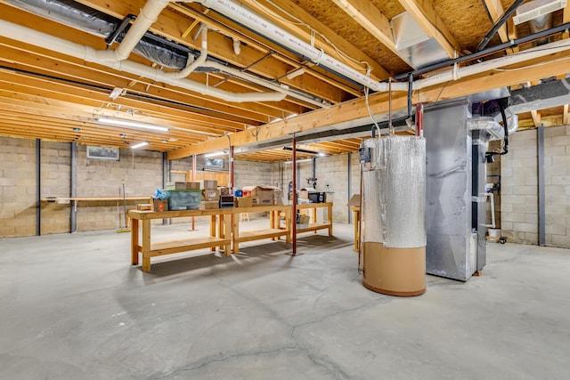 3753 Homer Rd NW, Utica, OH 43080 - unfinished below grade area featuring heating unit