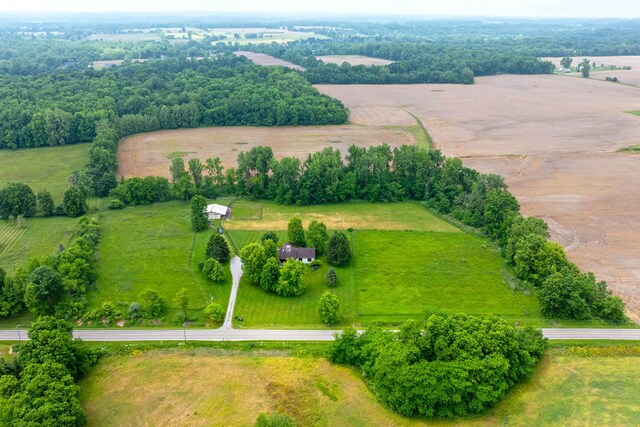 3753 Homer Rd NW, Utica, OH 43080 - aerial view of sparsely populated area featuring a pastoral area and rows of crops