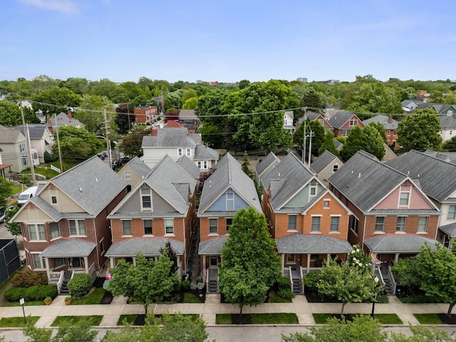 1054 Perry St, Columbus, OH 43201 - aerial perspective of suburban area
