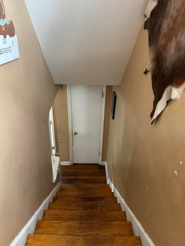 416 Reese Ave, Lancaster, OH 43130 - stairs with wood finished floors