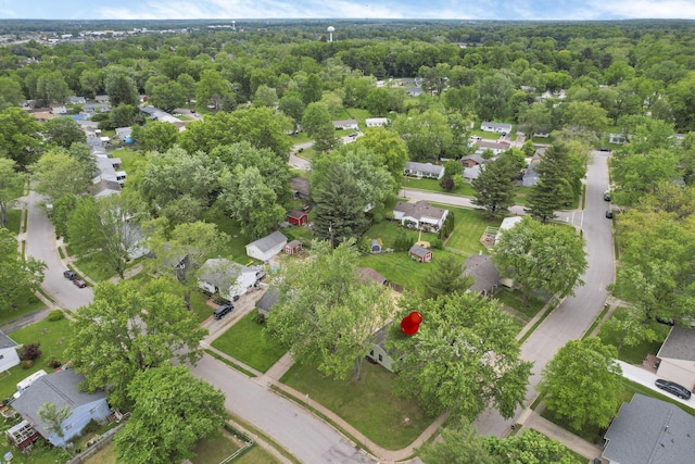 366 Orchard Ln, Sunbury, OH 43074 - aerial view of property's location featuring a forest and nearby suburban area