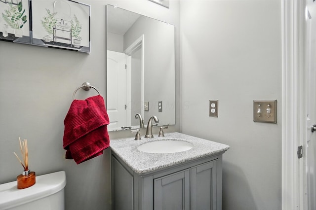 218 Christian St, Delaware, OH 43015 - bathroom featuring vanity and toilet