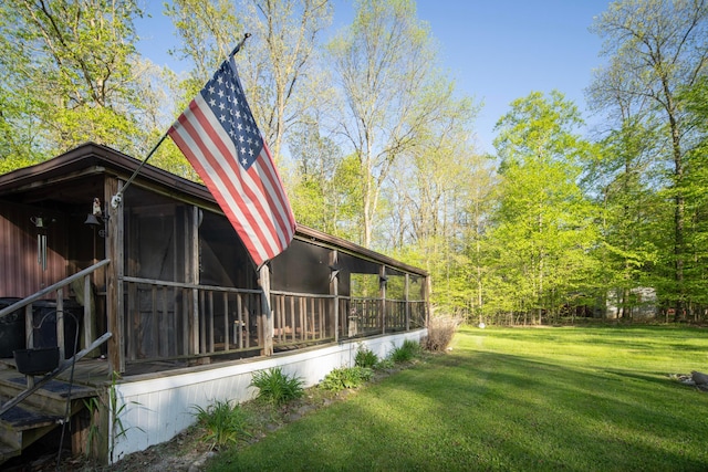7326 State Route 19 Unit 5, Lot 105-107, Mount Gilead, OH 43338 - view of property exterior with a lawn