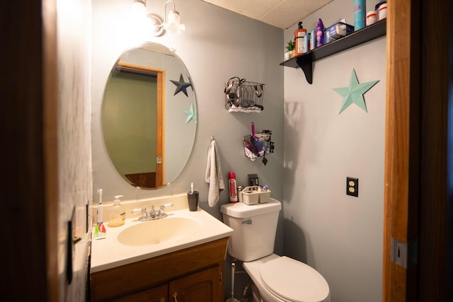 7326 State Route 19 Unit 5, Lot 105-107, Mount Gilead, OH 43338 - half bath featuring toilet and vanity