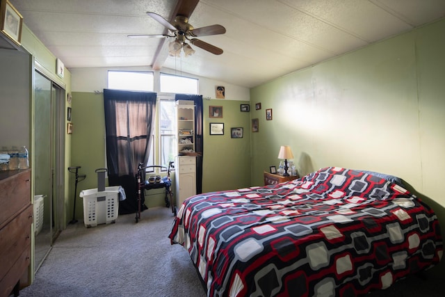 7326 State Route 19 Unit 5, Lot 105-107, Mount Gilead, OH 43338 - carpeted bedroom featuring a ceiling fan