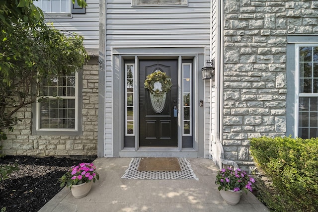 1779 Westwood Dr, Lewis Center, OH 43035 - entrance to property with stone siding