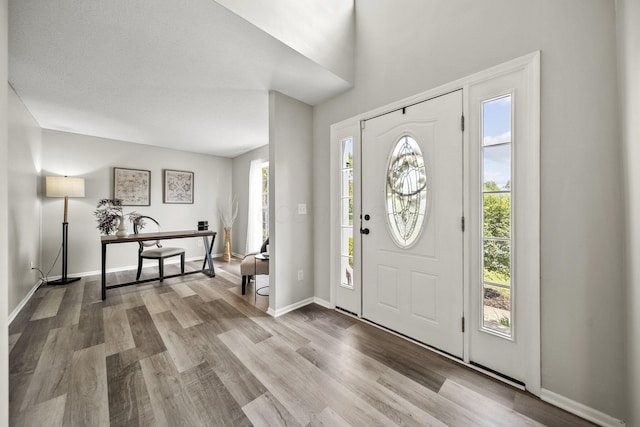 1779 Westwood Dr, Lewis Center, OH 43035 - foyer with wood finished floors and baseboards