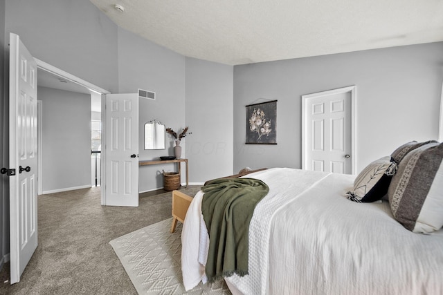 1779 Westwood Dr, Lewis Center, OH 43035 - carpeted bedroom featuring lofted ceiling and baseboards