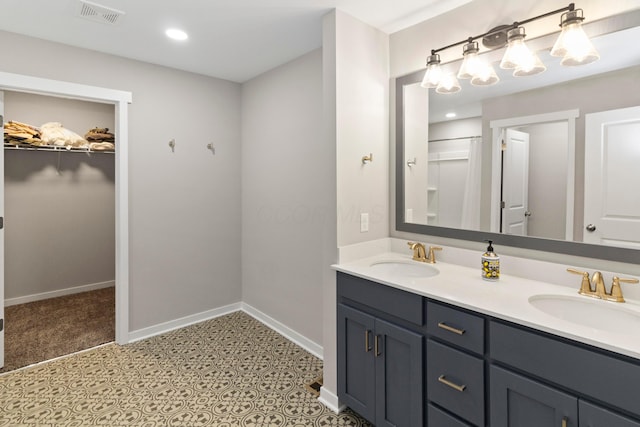 3000 State Route 257, Radnor, OH 43066 - full bath with double vanity and baseboards