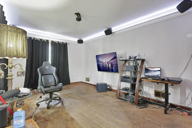 4209 Avery Rd, Hilliard, OH 43026 - office area with wood finished floors