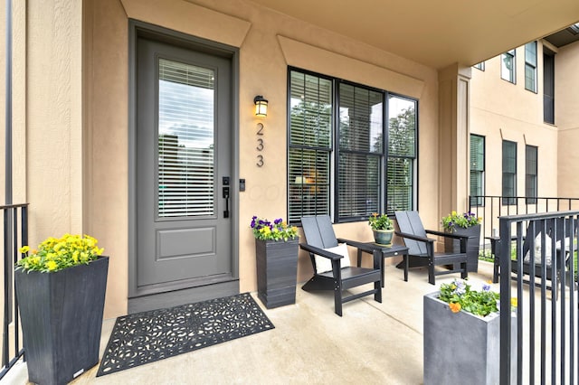 233 S Ohio Ave Unit 11, Columbus, OH 43205 - property entrance with stucco siding