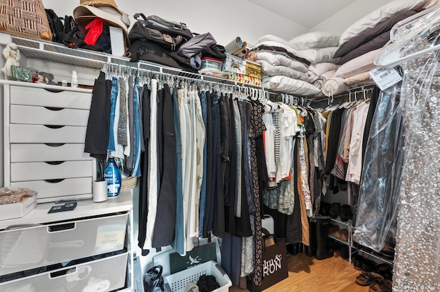 233 S Ohio Ave Unit 11, Columbus, OH 43205 - spacious closet featuring wood finished floors