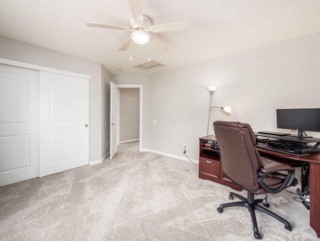 7915 Fargo Ln, Delaware, OH 43015 - home office featuring carpet flooring and baseboards