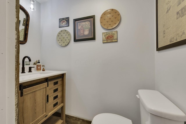 1350 Lancaster Kirkersville Rd NW, Lancaster, OH 43130 - half bath featuring toilet and vanity
