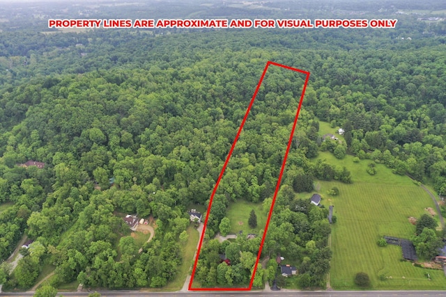 1350 Lancaster Kirkersville Rd NW, Lancaster, OH 43130 - view of property location with a forest and property boundaries highlighted