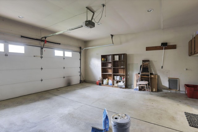 384 Sandburr Dr, Columbus, OH 43230 - garage featuring a garage door opener
